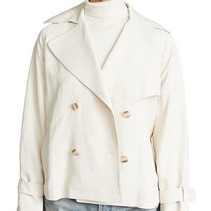 NWOT Vince Cropped Trench Coat XS